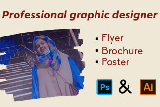 do professional flyer, brochure, poster, banner and menu card