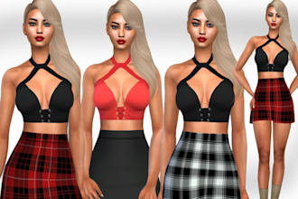 create 3d second life character and design 3d clothing for sansar