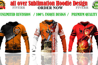 do sublimation hoodie and custom sports jersey design