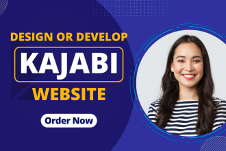 build kajabi website, kajabi online course or landing page