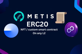 create custom erc20 token on base , scroll and metis