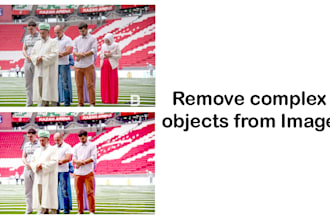 remove complex objects from image or photo