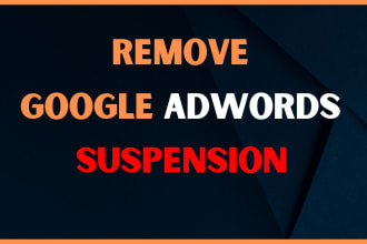 remove google adwords suspension or policy issue for ads