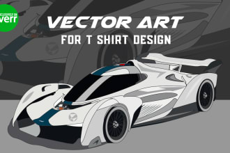 art car and vehicle vectors for automotive t shirt design