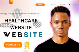 design healthcare website fitness website dental website clinic website