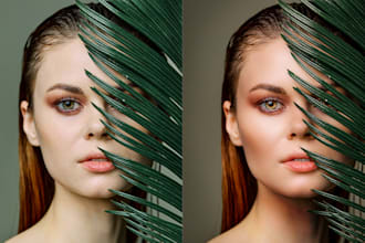 photoshop edit portraits, skin and headshots