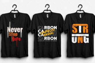 do typography t shirt and custom graphic bulk t shirt design