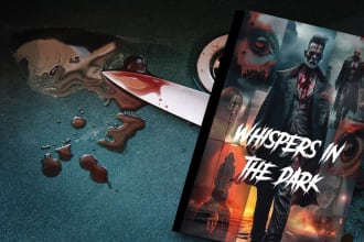 do fantastic book cover design, horror, ebook cover, kindle book cover design