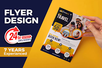 design professional flyer and poster for business marketing