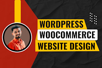 create woocommerce store and design woocommerce website or online store