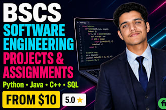 do bscs software engineering projects assignments and coding