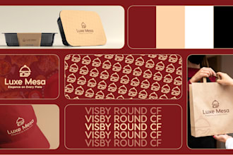 design brand identity and modern unique brand style guide