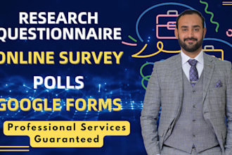 fill out research questionnaire, online survey and poll