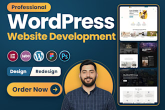 do wordpress website development, responsive website redesign
