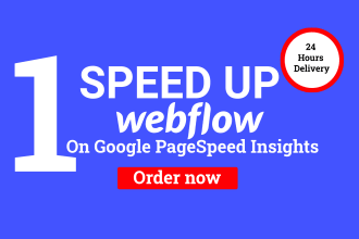 do webflow website speed optimization on google pagespeed insights and gtmetrix