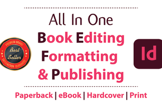 copyedit, proofread, format, and publish your book
