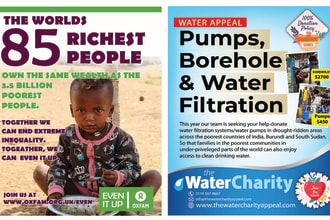 design a charity, ngo, humanitarian flyer or leaflet