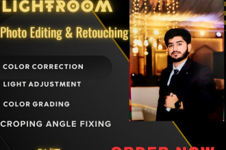 edit,cull, retouching of bulk photos in lightroom