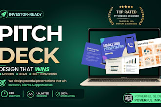 design a professional real estate pitch deck canva presentation