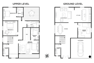 draw 2d floor plans and property maps for real estate use