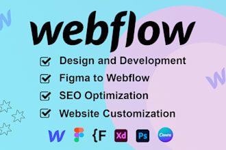develop webflow dynamic websites, figma to webflow