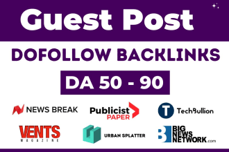 do high traffic, high da guest post, white hat contextual dofollow seo backlinks