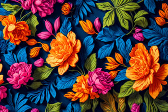 do design with artificial intelligence, seamless pattern design