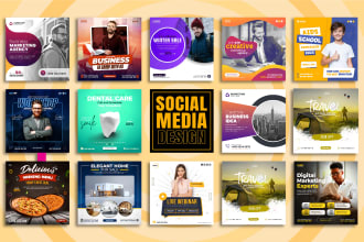 do social media post design facebook ads instagram posts and banners