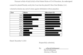 do settlement for US intellectual property infringement