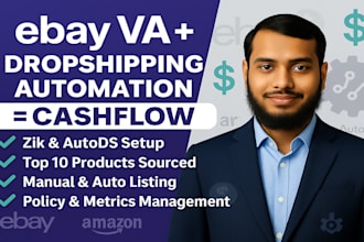 your ebay virtual assistant, expertly manage ebay dropshipping store
