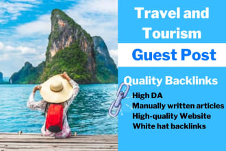 publish  travel and tourism guest post and travel blog  with dofollow backlinks