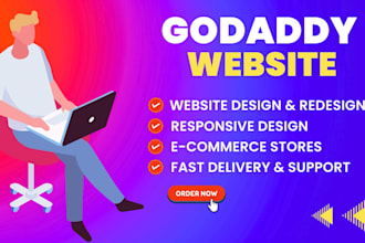 design or redesign your godaddy website