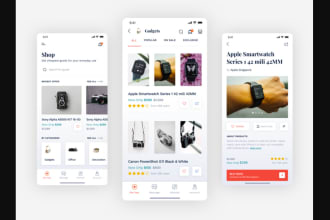 develop ecommerce and multi vendor marketplace app with admin panel