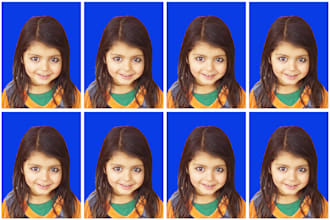 make passport and visa photo from any picture professionally