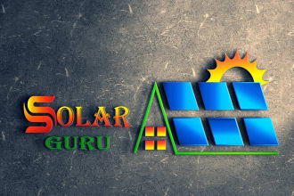 do organic solar agriculture landscape natural tree eco logo