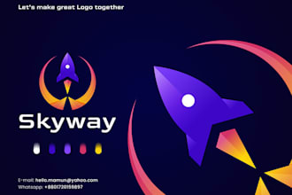create professional and unique airline logo design for you