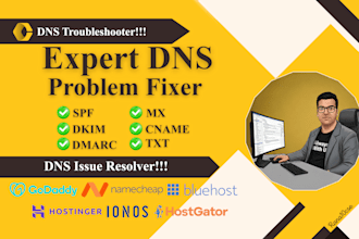 set or fix bluehost, hostgator, godaddy, ionos, namecheap dns records