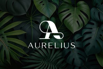design luxury initial letters, text based, wordmark, typography, monogram logo