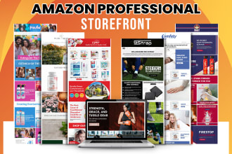 create professional amazon brand store and storefront design