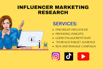outreach USA, and UK influencers for your influencer marketing campaign