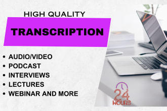 transcribe audio to text or do video transcription