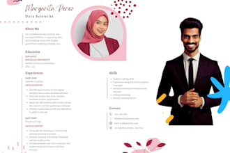 design ats optimized resume modern CV professional resume job winning resume