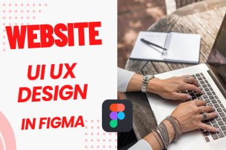 do stunning UI UX design for figma website design or landing page design