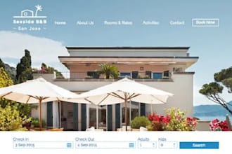 make hotel booking website, villa, apartment, airbnb website