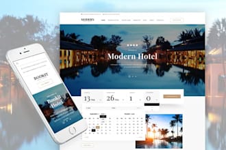 make hotel booking airbnb website, apartment, short rental,villa, boutique hotel