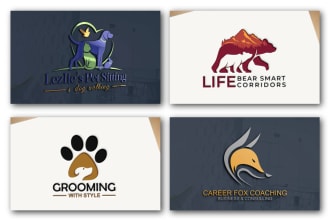 create a unique pet logo design