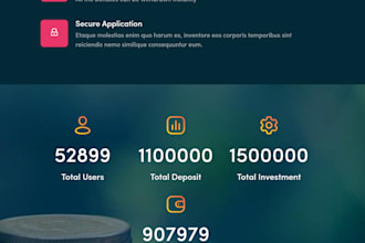 create professional investment website