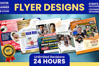 design a professional flyer for your business