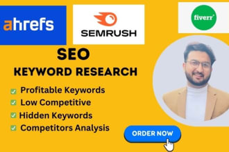 do keyword research using ahrefs and semrush for SEO ranking