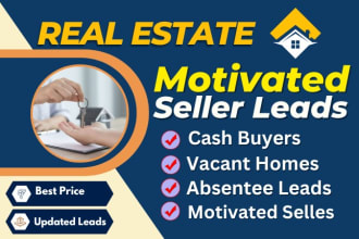 provide cash buyer and motivated seller with skip trace